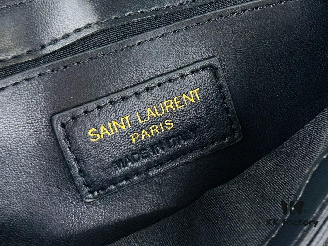 6930d4a06e68136f4d9b119e New Arrival with Box 💰 See How Beautiful the YSL Trapezoid Shoulder Bag Looks from Rosé's Back View!