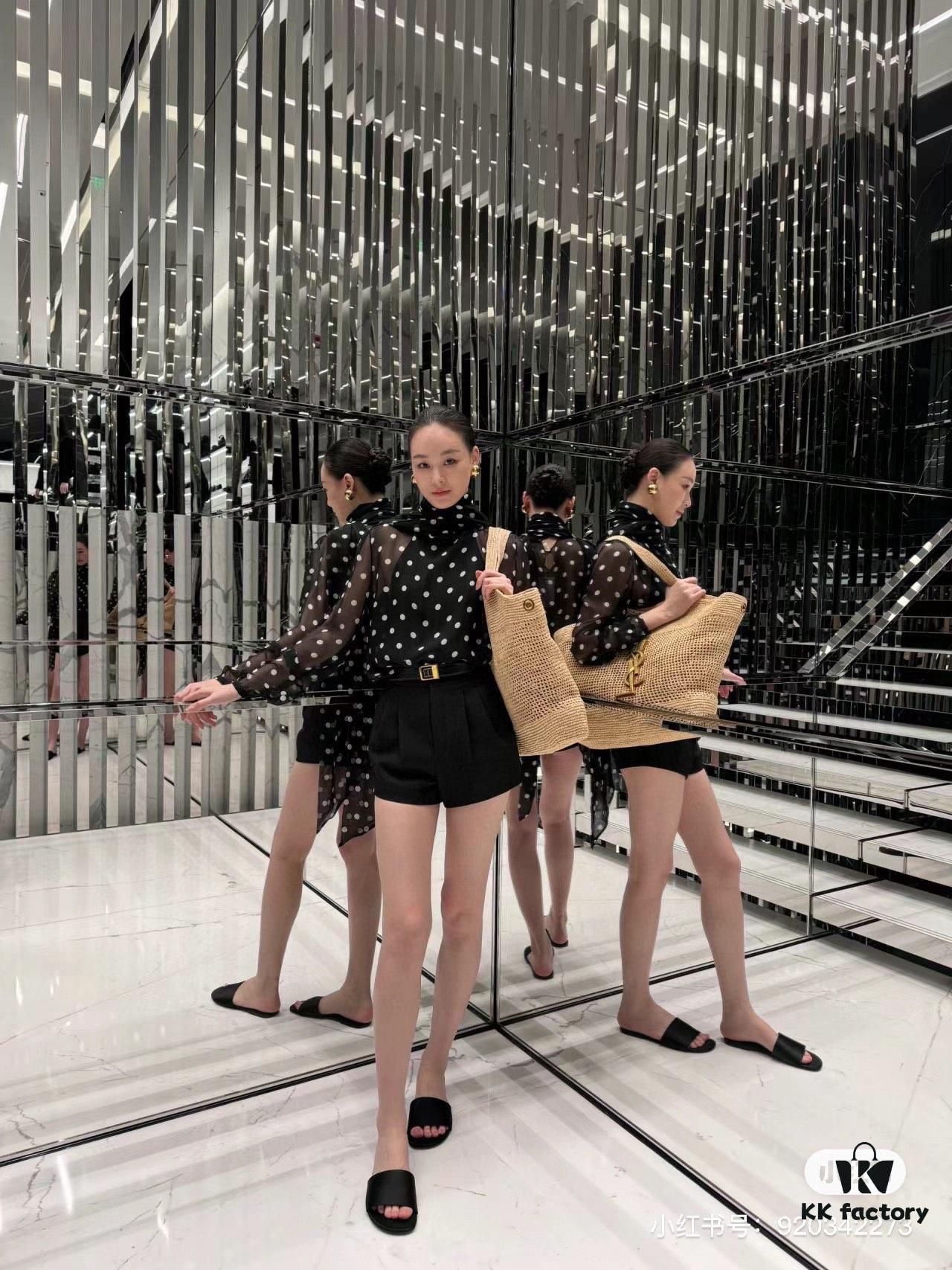 6930d4b86e68136f4d9b11c3 New Large YSL Icare Raffia Bag with Mini Compartment - Symbolizing Beautiful, Resilient, and Devoted Love