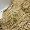 6930d4c56e68136f4d9b11d4 New Large YSL Icare Raffia Bag with Mini Compartment