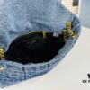 6930d4d76e68136f4d9b11f1 New Small YSL Loulou Puffer Denim Bag with Box - Washed Denim with Beige Suede Strap