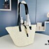 6930d52d6e68136f4d9b1281 New Arrival YSL Straw Tote Shopping Bag