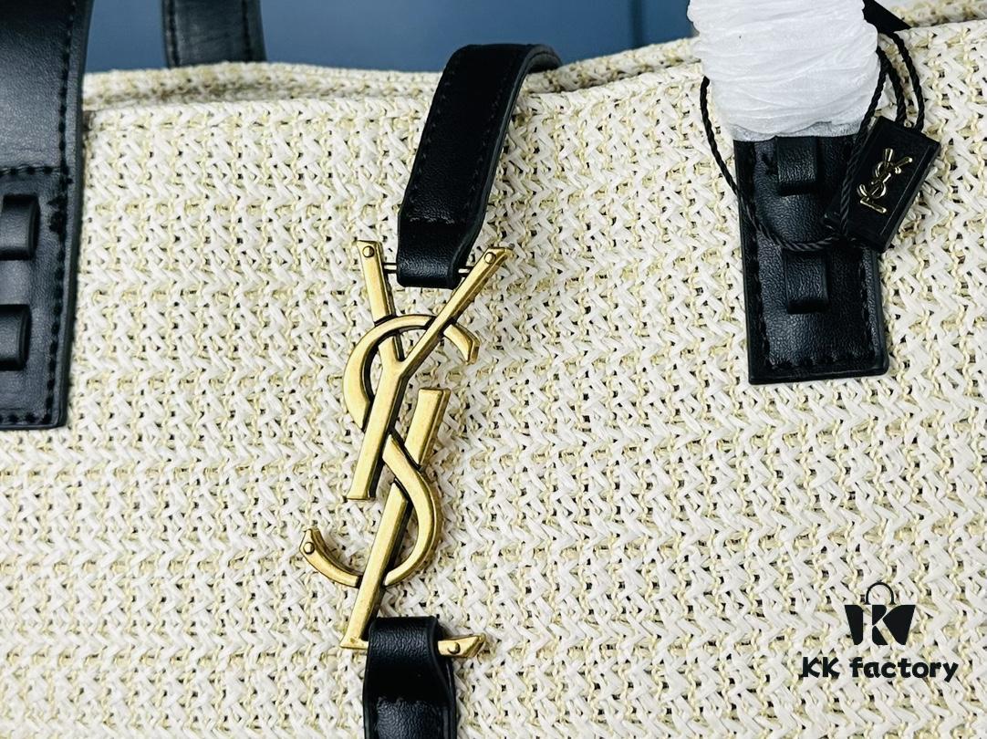 6930d52f6e68136f4d9b1286 New Arrival YSL Straw Tote Shopping Bag