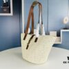6930d5326e68136f4d9b128a New Arrival YSL Straw Tote Shopping Bag