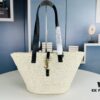 6930d5356e68136f4d9b128e New Arrival YSL Straw Tote Shopping Bag