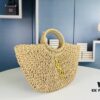 6930d53d6e68136f4d9b129c New Medium Size YSL Woven Straw Bag with Zipper - Perfect for Summer Beach Style