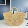 6930d53d6e68136f4d9b129e New Medium Size YSL Woven Straw Bag with Zipper - Perfect for Summer Beach Style