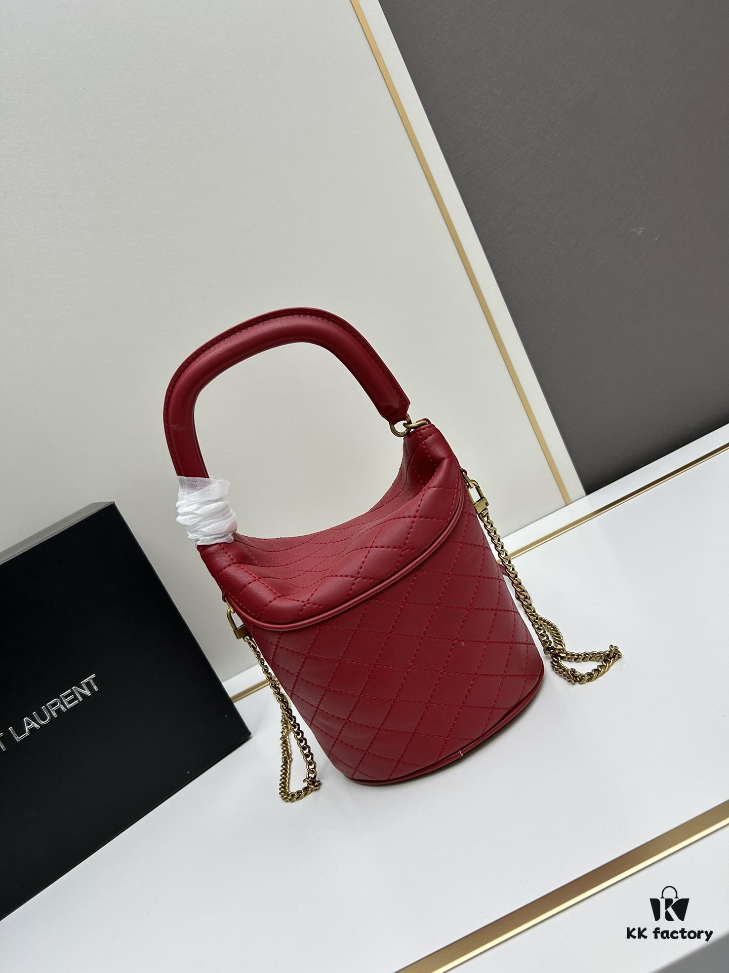 6930d5596e68136f4d9b12c7 New YSL GABY Mini Bucket Bag in Lambskin with Box - Adorable Design, Loved by All