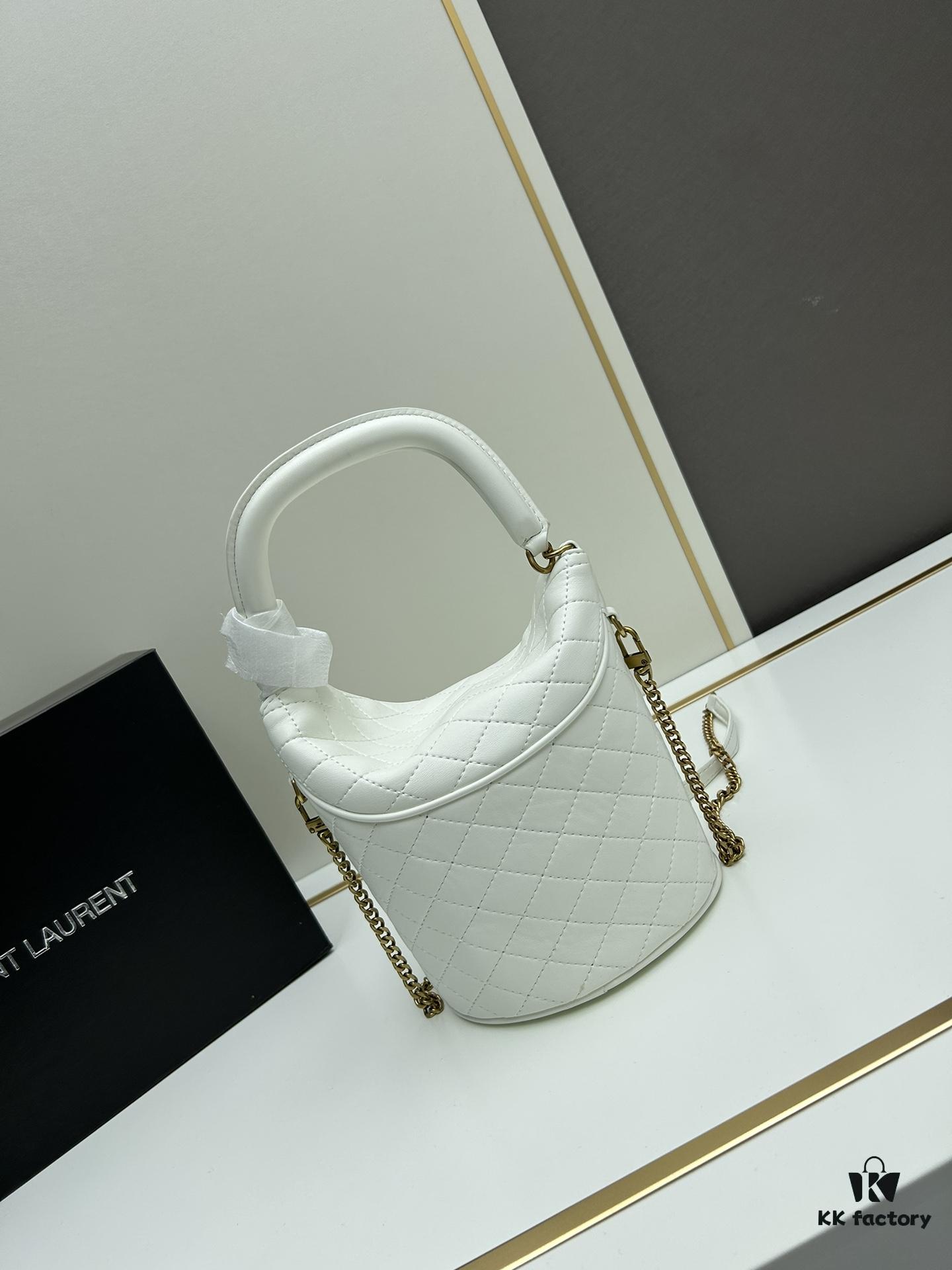 6930d55e6e68136f4d9b12ce New Arrival with Box 💰 YSL GABY Mini Bucket Bag in Lambskin - Adorable Design Loved by All 🥰 Check Details, Baby!