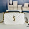 6930d5686e68136f4d9b12dc YSL Saint Laurent Mini College Messenger Bag in Waxed Calfskin - Style No. 6126