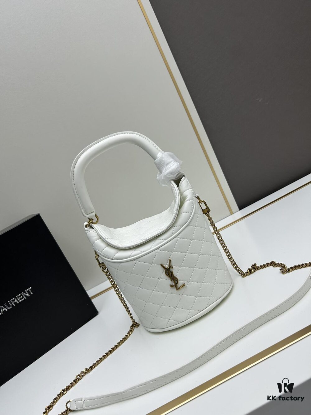 New Arrival with Box 💰 YSL GABY Mini Bucket Bag in Lambskin - Adorable Design Loved by All 🥰 Check Details, Baby!