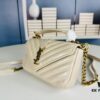 6930d5746e68136f4d9b12f1 New Arrival YSL Mini College Crossbody Bag in Waxed Calfskin - Style No. 6126