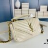 6930d5756e68136f4d9b12f3 New Arrival YSL Mini College Crossbody Bag in Waxed Calfskin - Style No. 6126
