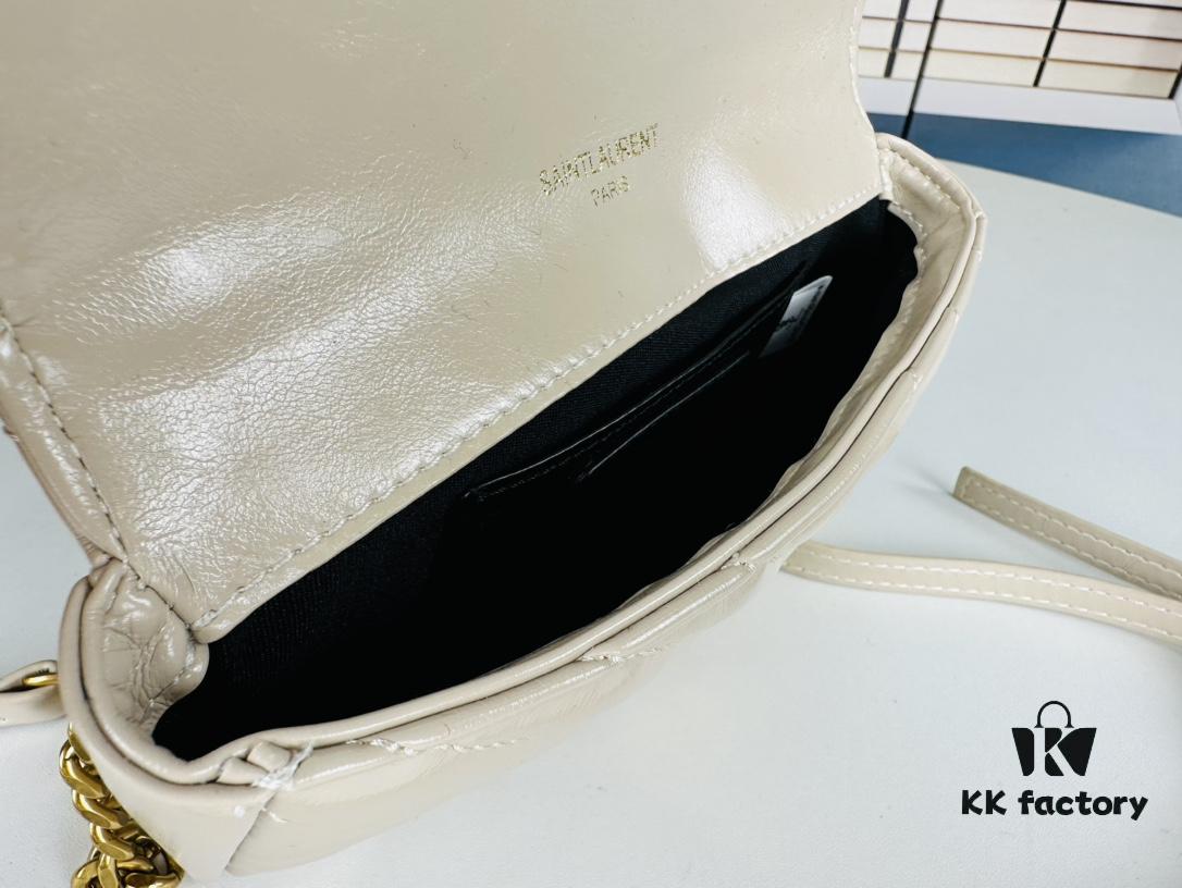 6930d5776e68136f4d9b12f8 New Arrival YSL Mini College Crossbody Bag in Waxed Calfskin - Style No. 6126
