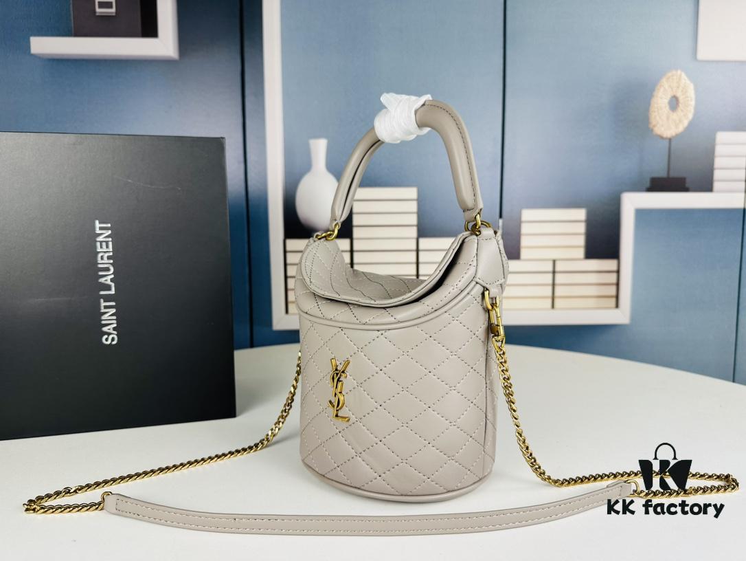 6930d5a26e68136f4d9b1339 New Arrival with Box 💰 YSL GABY Mini Leather Bucket Bag – Adorable & Chic 🥰 Details Matter for True Connoisseurs ||| Yves Saint Laurent GABY Collection