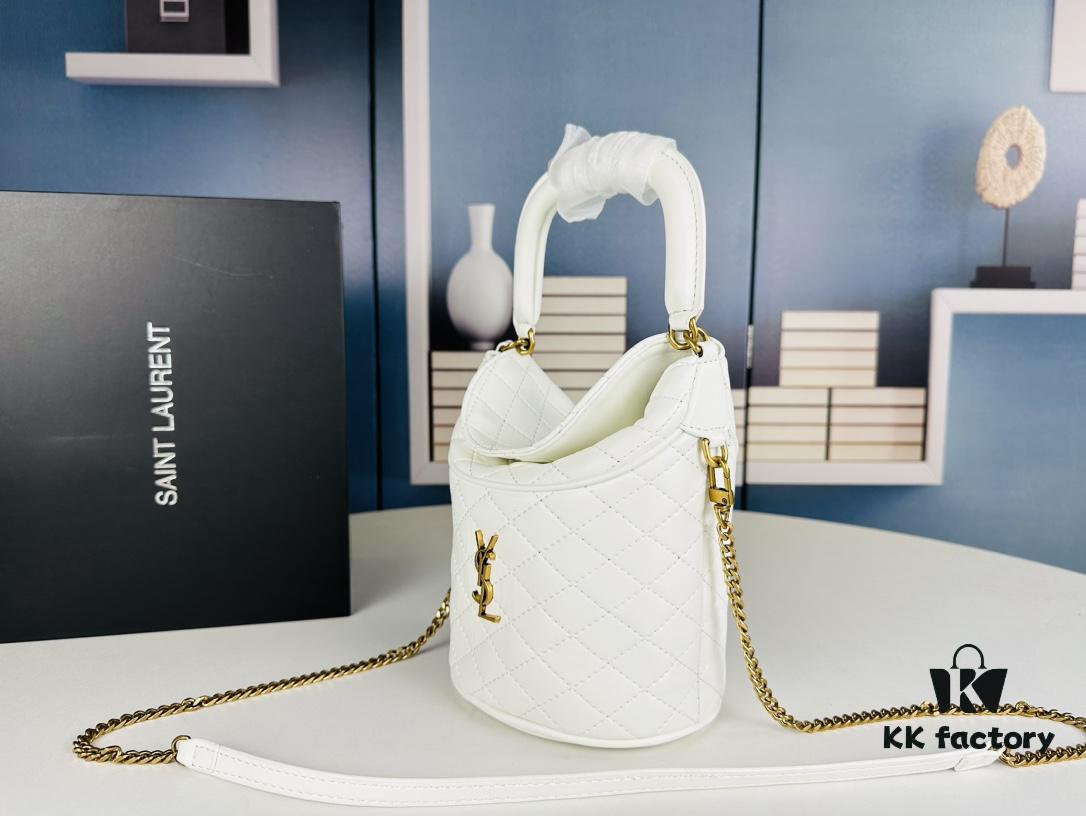 6930d5a76e68136f4d9b1343 New Arrival with Box 💰 YSL GABY Bucket Bag, Adorable Details for Connoisseurs 🥰 ||| Yves Saint Laurent GABY Collection Mini Lamb Leather Lucky Bucket Bag, Tote, Fries Bag!
