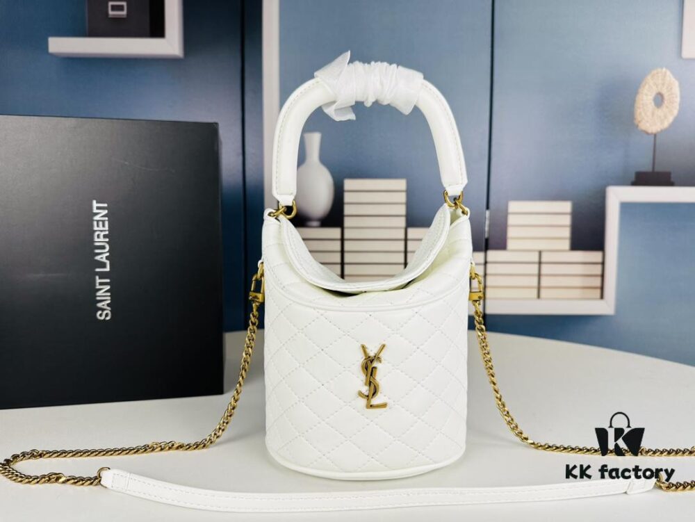 New Arrival with Box 💰 YSL GABY Bucket Bag, Adorable Details for Connoisseurs 🥰 ||| Yves Saint Laurent GABY Collection Mini Lamb Leather Lucky Bucket Bag, Tote, Fries Bag!