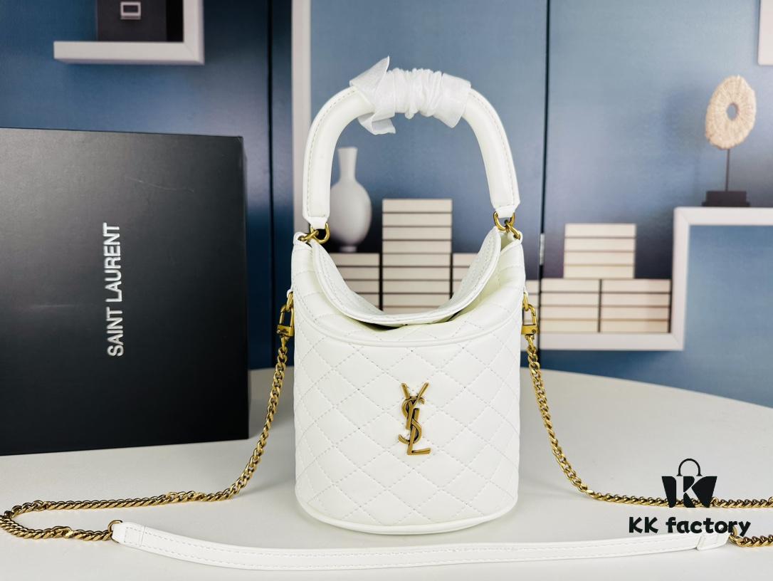 6930d5a96e68136f4d9b1344 New Arrival with Box 💰 YSL GABY Bucket Bag, Adorable Details for Connoisseurs 🥰 ||| Yves Saint Laurent GABY Collection Mini Lamb Leather Lucky Bucket Bag, Tote, Fries Bag!