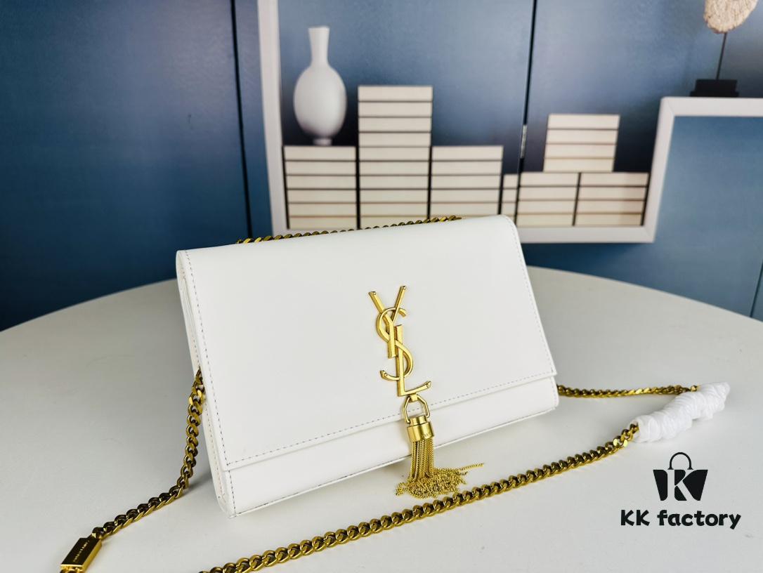 6930d5cb6e68136f4d9b1375 YSL Kate Tassel Bag with Box 💰 - Elegant Saint Laurent Prince Wen's Same Style Woc Chain Bag, Latest Counter Synchronized Design