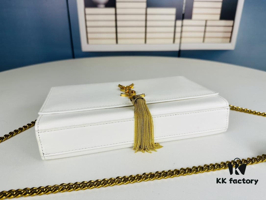 6930d5ce6e68136f4d9b137a YSL Kate Tassel Bag with Box 💰 - Elegant Saint Laurent Prince Wen's Same Style Woc Chain Bag, Latest Counter Synchronized Design