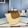 6930d5eb6e68136f4d9b13a4 New YSL Straw Woven Tote Bag with Logo Print – Perfect Summer Beach Bag