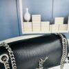 6930d5f16e68136f4d9b13ad New Arrival NIKI BABY Full-Grain Lamb Leather Handbag ||| YSL Niki 21cm 28cm Distressed Lamb Leather Black Silver Mini Bag