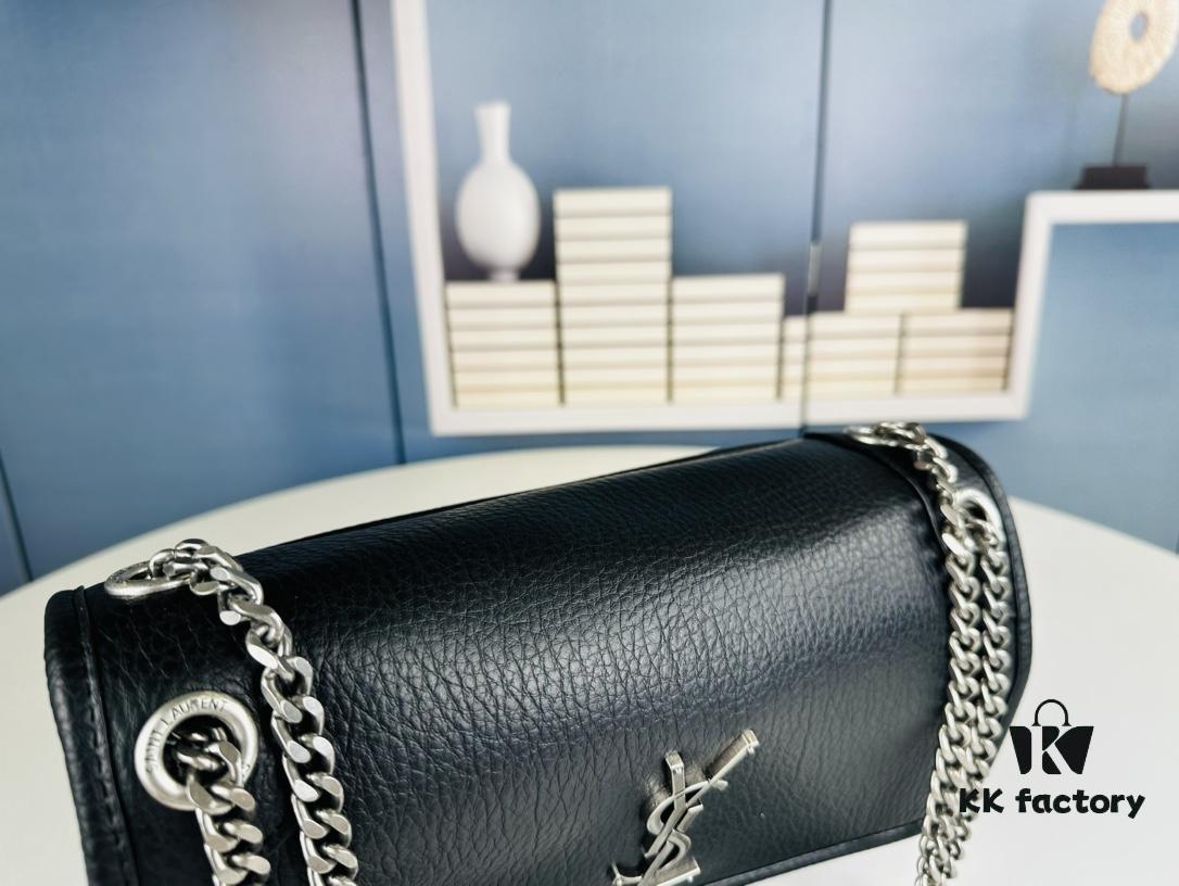 6930d5f16e68136f4d9b13ad New Arrival NIKI BABY Full-Grain Lamb Leather Handbag ||| YSL Niki 21cm 28cm Distressed Lamb Leather Black Silver Mini Bag