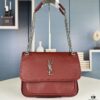 6930d5ff6e68136f4d9b13c2 New Arrival NIKI BABY Full-Grain Lambskin Handbag ||| YSL Niki 21cm 28cm Distressed Lamb Leather Black Silver Mini