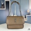 6930d6016e68136f4d9b13c7 New Arrival NIKI BABY Full-Grain Lambskin Handbag ||| YSL Niki 21cm 28cm Aged Lamb Leather Black Silver Mini