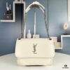 6930d6086e68136f4d9b13d0 New Arrival NIKI BABY Full-Grain Lamb Leather Handbag ||| YSL Niki 21cm 28cm Distressed Lamb Leather Black Silver Mini