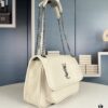 6930d6086e68136f4d9b13d1 New Arrival NIKI BABY Full-Grain Lamb Leather Handbag ||| YSL Niki 21cm 28cm Distressed Lamb Leather Black Silver Mini
