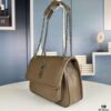 6930d61f6e68136f4d9b13f4 New Arrival NIKI BABY Full-Grain Lambskin Handbag ||| YSL Niki 21cm 28cm Aged Lamb Leather Black Silver Mini
