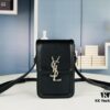 6930d6296e68136f4d9b1407 New YSL Hobo Series Mini Vertical Crossbody Bag in Smooth Calfskin with Antique Metal Logo