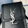 6930d62c6e68136f4d9b140a New YSL Hobo Series Mini Vertical Crossbody Bag in Smooth Calfskin with Antique Metal Logo