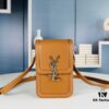 6930d62e6e68136f4d9b140e New YSL Hobo Series Mini Vertical Crossbody Bag in Smooth Calfskin with Antique Metal Logo Closure