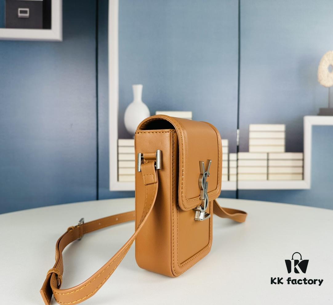 6930d62f6e68136f4d9b1411 New YSL Hobo Series Mini Vertical Crossbody Bag in Smooth Calfskin with Antique Metal Logo Closure