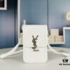 6930d6326e68136f4d9b1415 New YSL HOBO Series Mini Vertical Crossbody Bag in Smooth Calfskin with Antique-Tone Metal Logo Closure