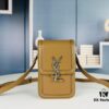 6930d6376e68136f4d9b141d New YSL Hobo Series Mini Vertical Crossbody Bag in Smooth Calfskin with Antique Metal Logo Closure