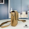6930d6386e68136f4d9b1420 New YSL Hobo Series Mini Vertical Crossbody Bag in Smooth Calfskin with Antique Metal Logo Closure