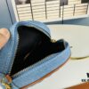 6930d6456e68136f4d9b1431 New YSL 6-Color Saint Laurent Gold Logo Caviar Quilted Leather Round Bag