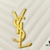 6930d64b6e68136f4d9b143a New Arrival YSL 6-Color Saint Laurent Gold Logo Caviar Quilted Leather Round Bag