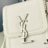 6930d6546e68136f4d9b1446 New YSL HOBO Series Mini Vertical Crossbody Bag in Smooth Calfskin with Antique-Tone Metal Logo Closure