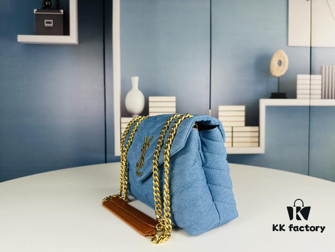 New Arrival Small YSL Denim Bag [Love][Love] Comes with Box