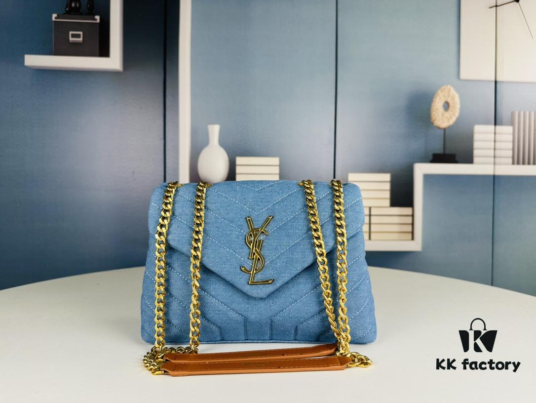 New Arrival Small YSL Denim Bag [Love][Love] Comes with Box