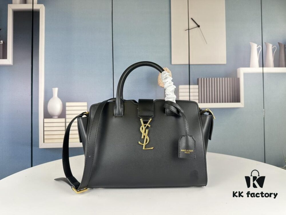 6930d6856e68136f4d9b1497 New Arrival with Box: Unearthed a Sophisticated and Stylish YSL Black & Gold Cabas Crossbody Bag