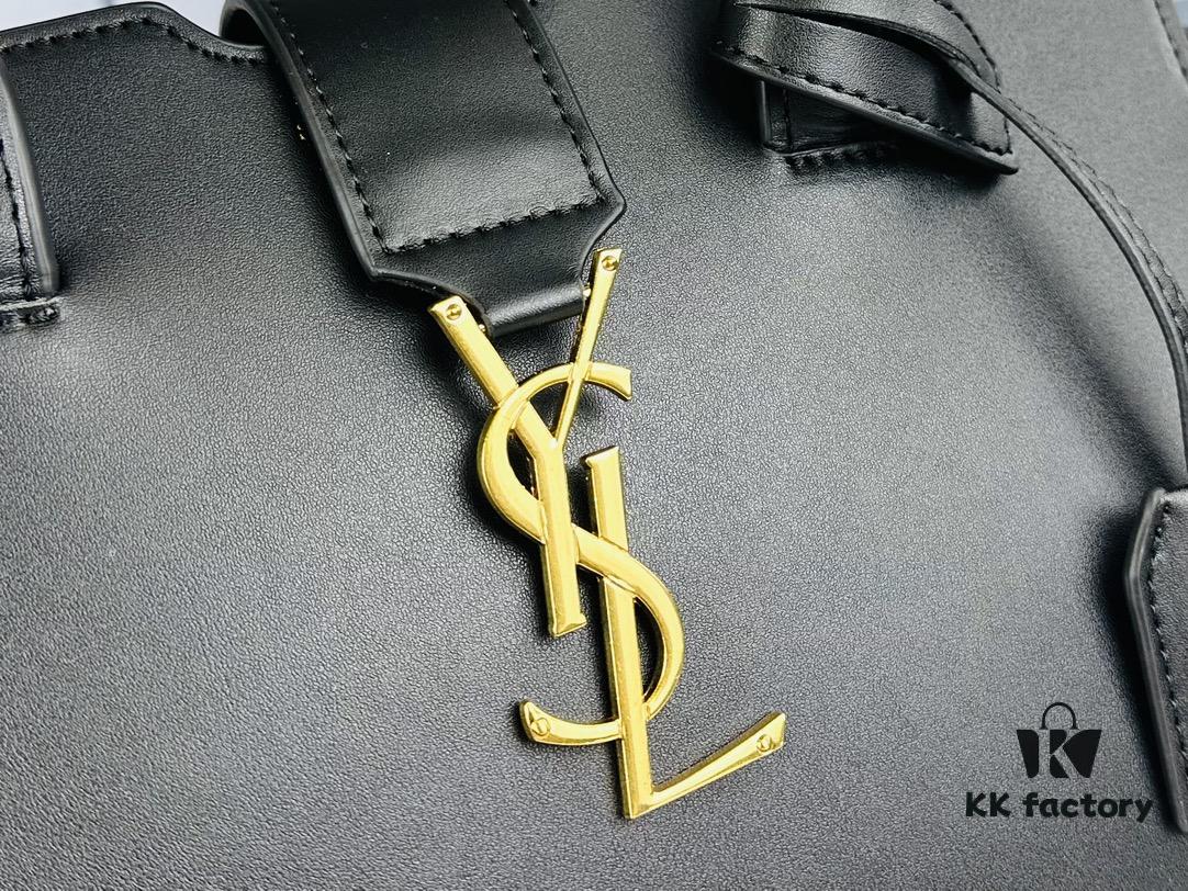 6930d6876e68136f4d9b149a New Arrival with Box: Unearthed a Sophisticated and Stylish YSL Black & Gold Cabas Crossbody Bag
