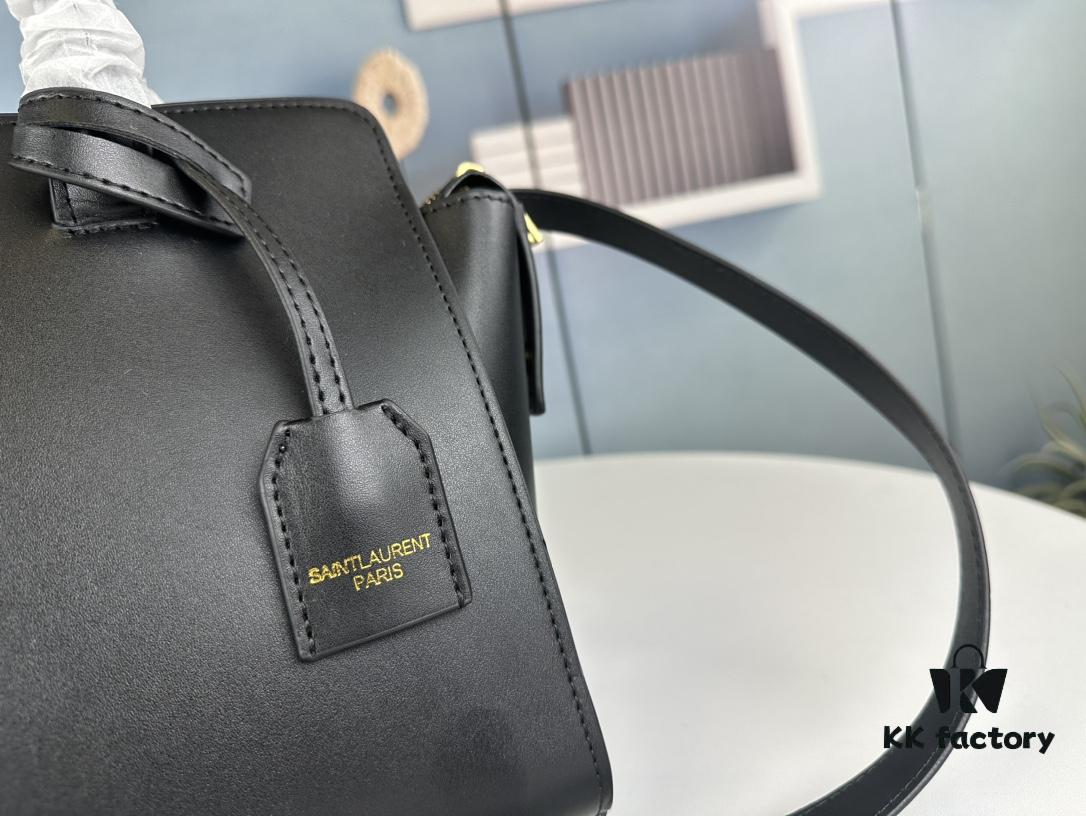 6930d6886e68136f4d9b149c New Arrival with Box: Unearthed a Sophisticated and Stylish YSL Black & Gold Cabas Crossbody Bag