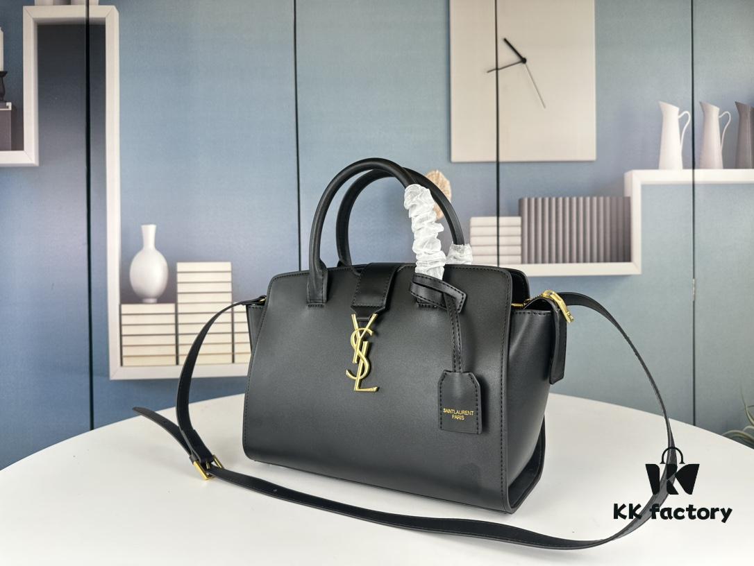 6930d6906e68136f4d9b14a3 New Arrival with Box: Unearthed a Sophisticated and Stylish YSL Black & Gold Cabas Crossbody Bag