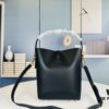 6930d6996e68136f4d9b14b4 New Arrival with Box! Authentic YSL LE37 Bucket Bag, Celeb-Style Shiny Leather Black-Gold Edition