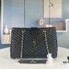 6930d6a66e68136f4d9b14cd New Arrival with Box Wholesale Saint Laurent YSL Caviar Leather Large Tote Bag / Shopping Bag ||| Black Caviar Stitching