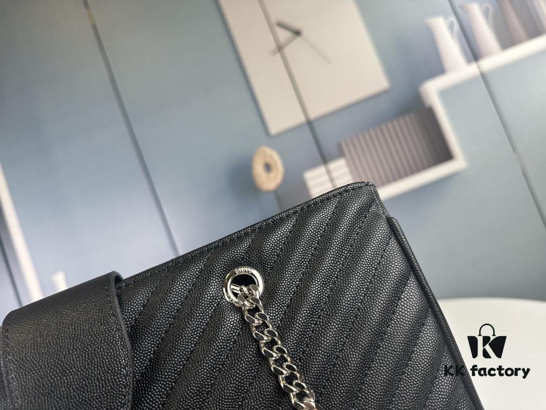 6930d6a86e68136f4d9b14d1 New Arrival with Box Wholesale Saint Laurent YSL Caviar Leather Large Tote Bag / Shopping Bag ||| Black Caviar Stitching